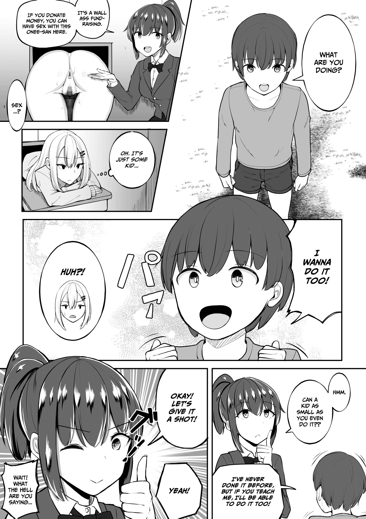 Hentai Manga Comic-Wall Ass Fundraising-Read-9